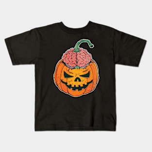 Pumpkin Brainz Kids T-Shirt